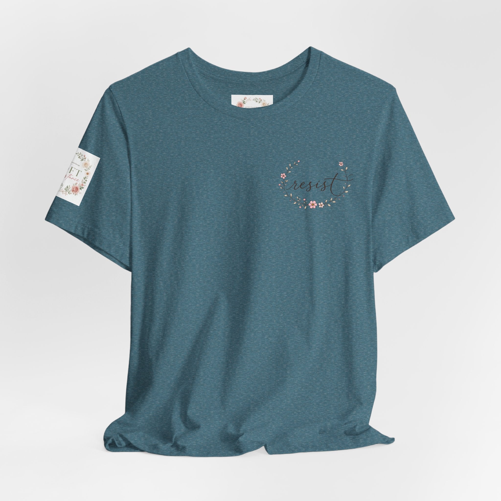 Grumpy Patriotic Kitty T-Shirt - "Freedom Is For Everyone"