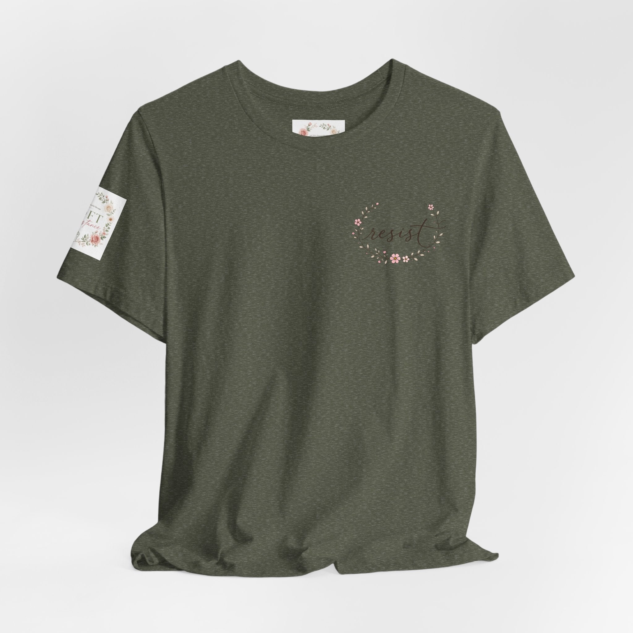 Grumpy Patriotic Kitty T-Shirt - "Freedom Is For Everyone"