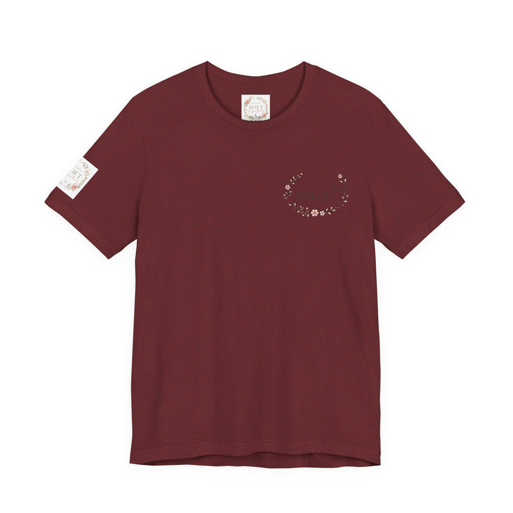 Caffeinated & Fighting for Civil Rights Floral Tee — Cute but Fierce Political Shirt